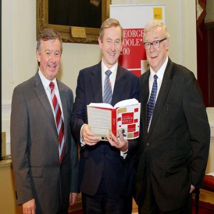 An Taoiseach, Enda Kenny, Professor Des MacHale and President Michael Murphy UCC