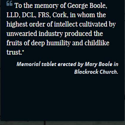 Death of George Boole