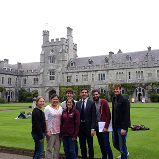 MIT exchange students at UCC, July 2015